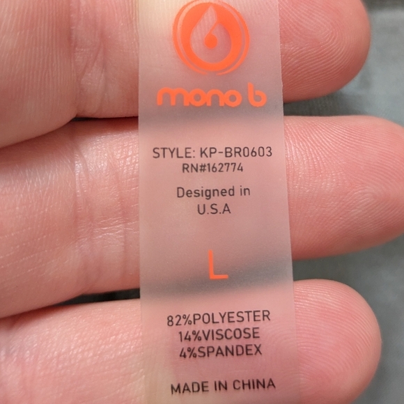 Mono B Grey Drawstring Skort L - Picture 6 of 8